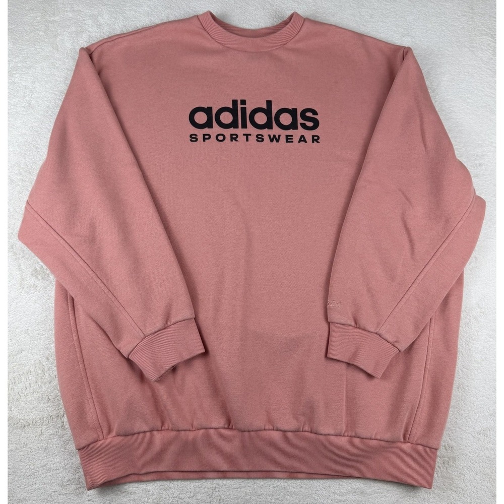 Adidas All‎ SZN Sportswear Fleece Graphic Sweatshirt Pink Women's Size Small